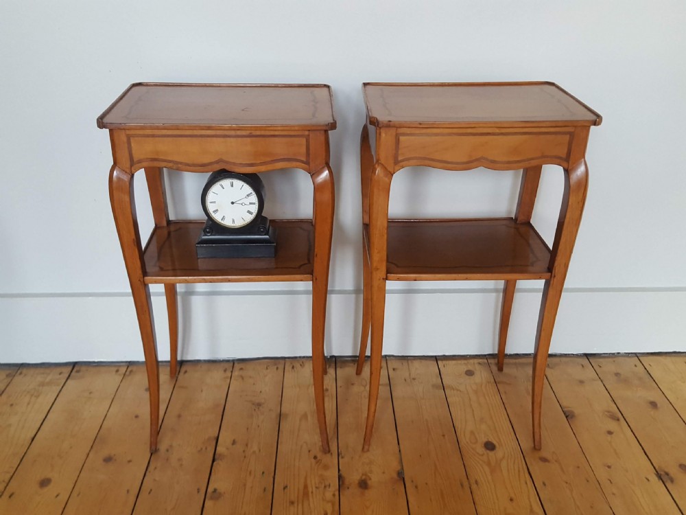 Pair of French  Side Tables C1900 View IV