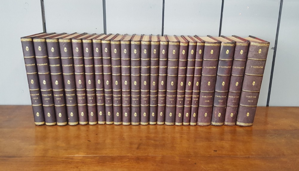 Decorative Run of Fine Leather Bound French Books View III