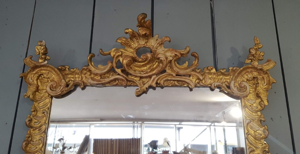Exquisite French Gilded Mirror C1850 View IV