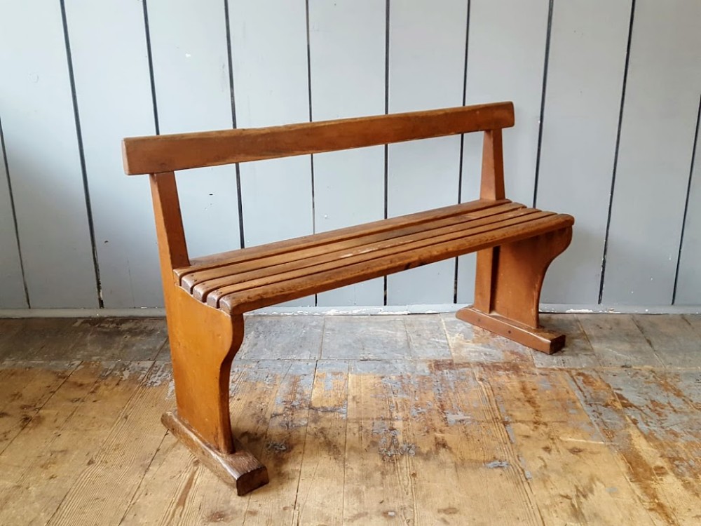 Antique French Childs Bench C1900