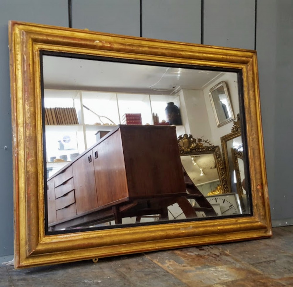 Landscape Antique French Mirror C1860