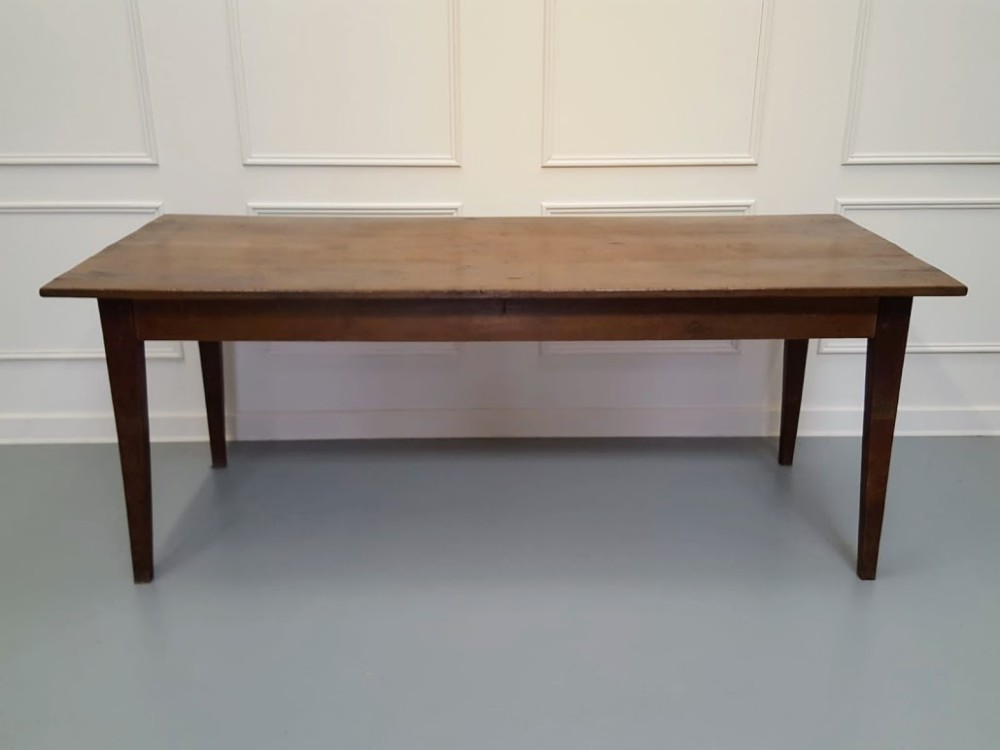 Beautiful Early French Oak Farmhouse Table C1830