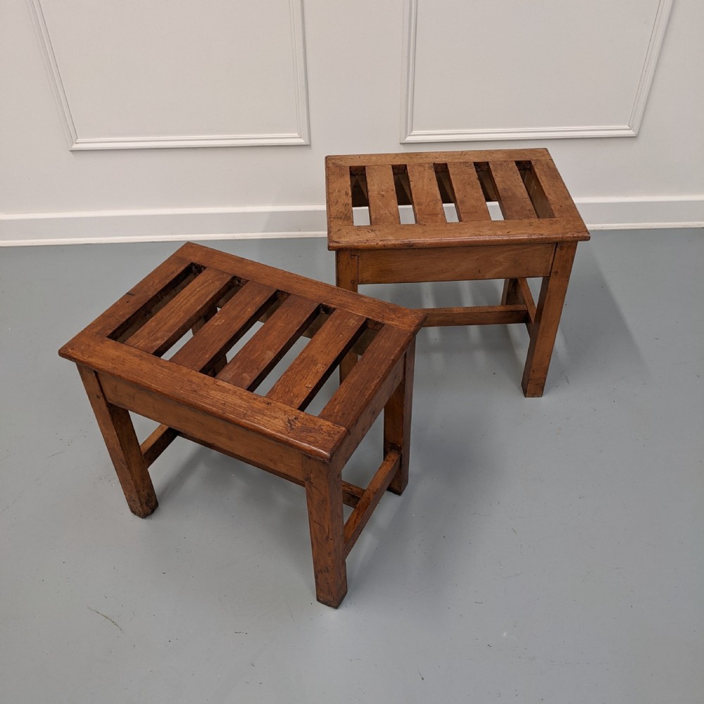 Pair of Luggage Racks c1900