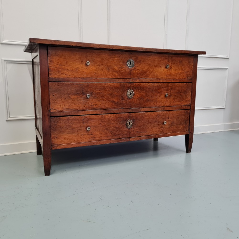 Early Antique French Walnut Chest Commode C1800 View II