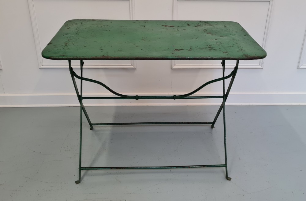 Beautiful Antique Folding Garden Table c1900