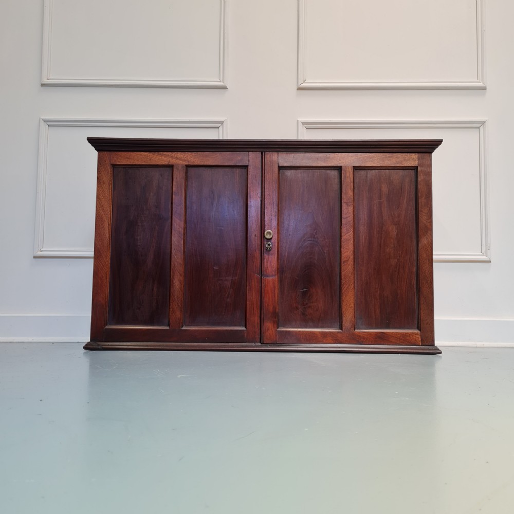 Quality Georgian Mahogany Estate Cupboard c1800 View II