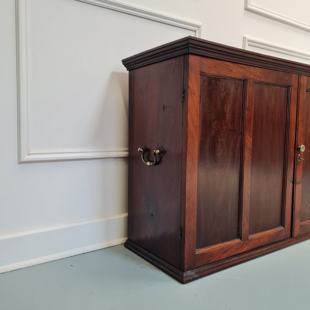 Quality Georgian Mahogany Estate Cupboard c1800 View III