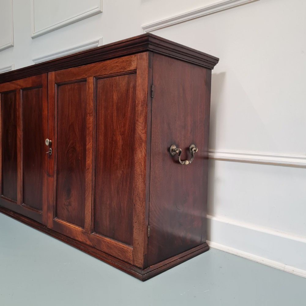 Quality Georgian Mahogany Estate Cupboard c1800 View IV