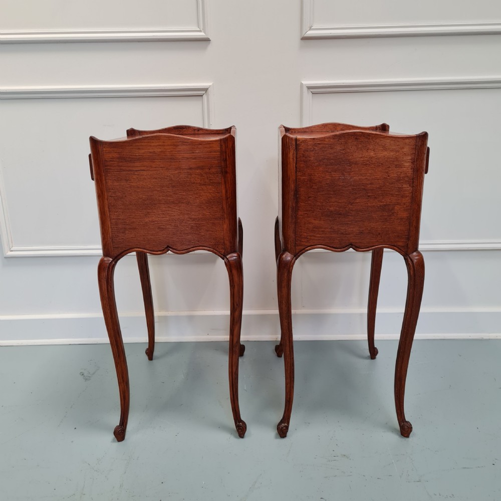 French Oak Bedside Tables c1930 View V
