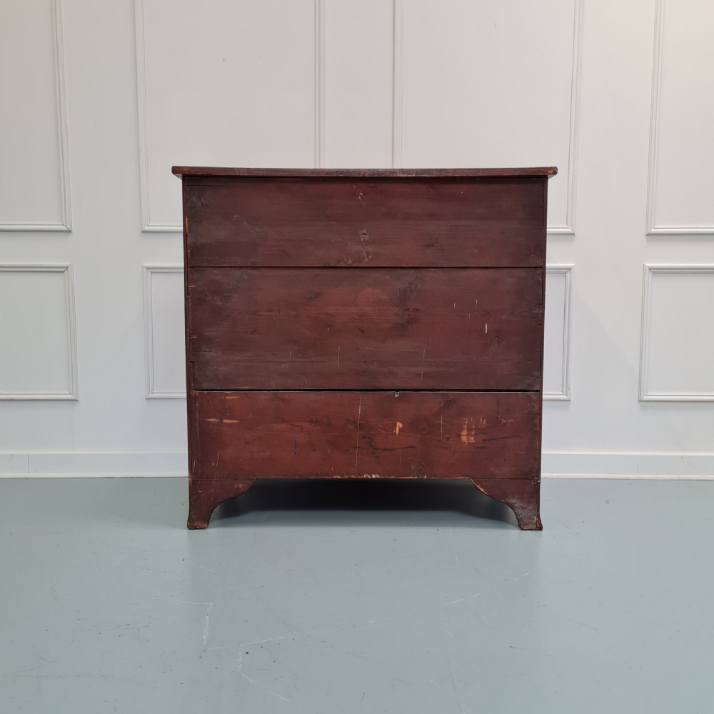 Georgian Bow Front Chest of Drawers c1820 View V