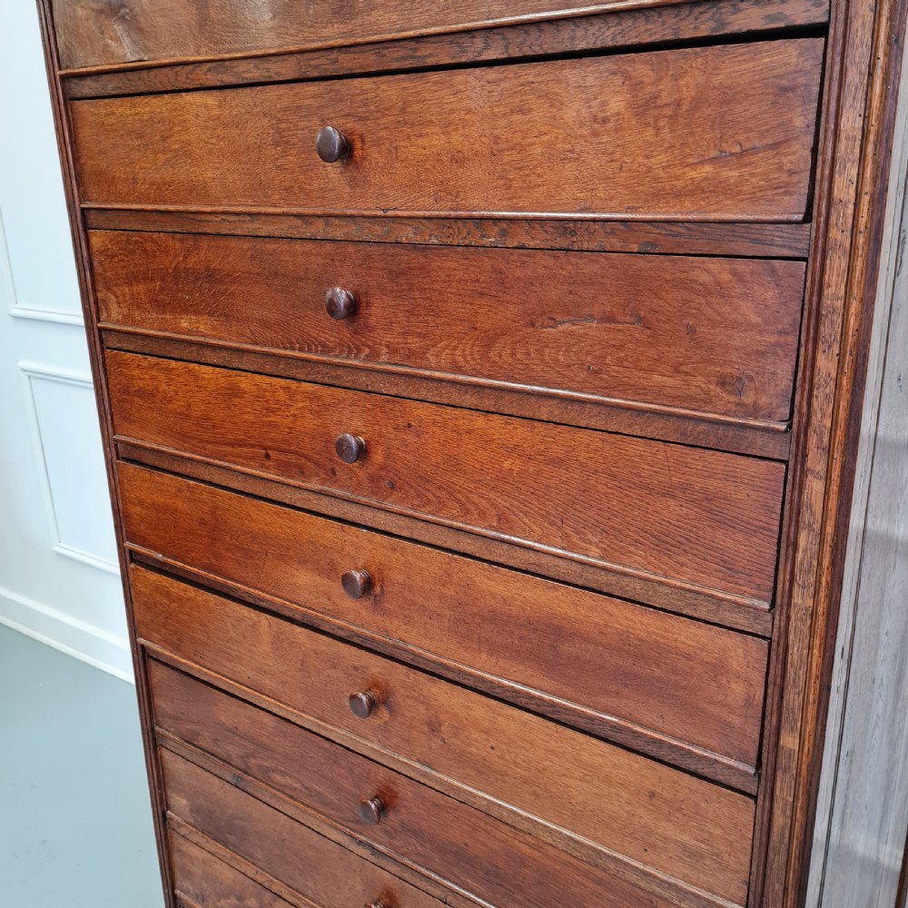 Large Antique Collectors Drawers Shop Cabinet c1880 View V
