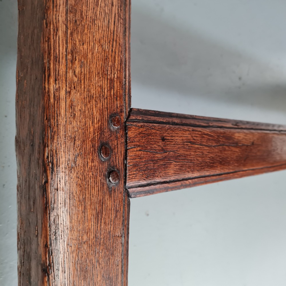 Early Antique Oak Refectory Table c1750 View VIII