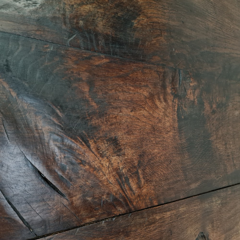 Early Antique Oak Refectory Table c1750 View X