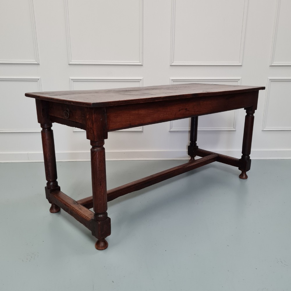 Early Antique Oak Refectory Table c1750