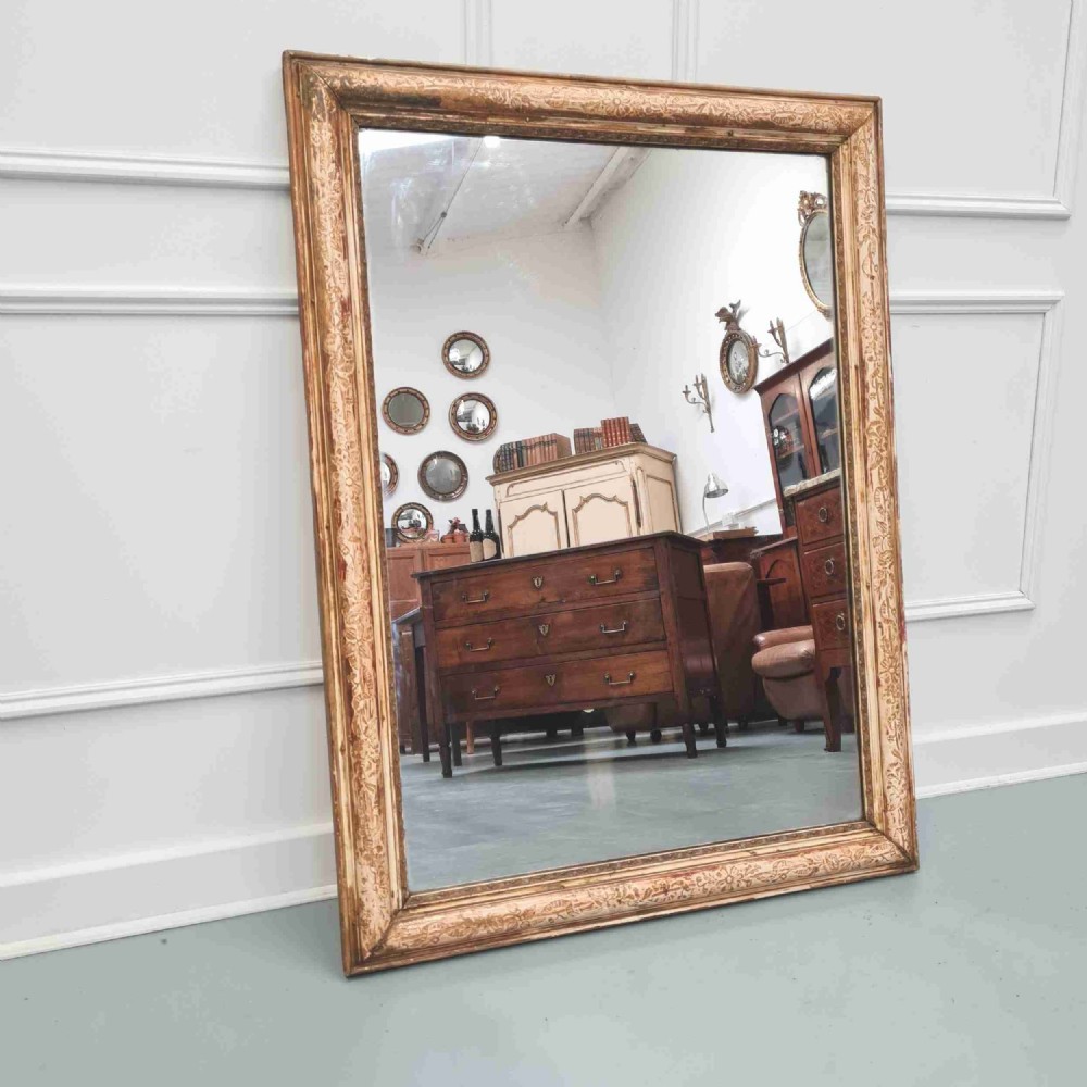 Antique French Landscape Mirror c1870