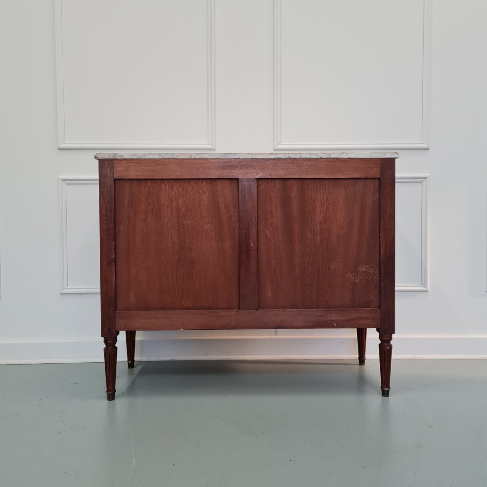 French Marble Top Commode Chest of Drawers View V