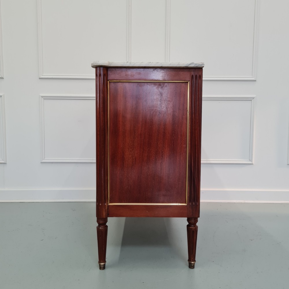 French Marble Top Commode Chest of Drawers View VI