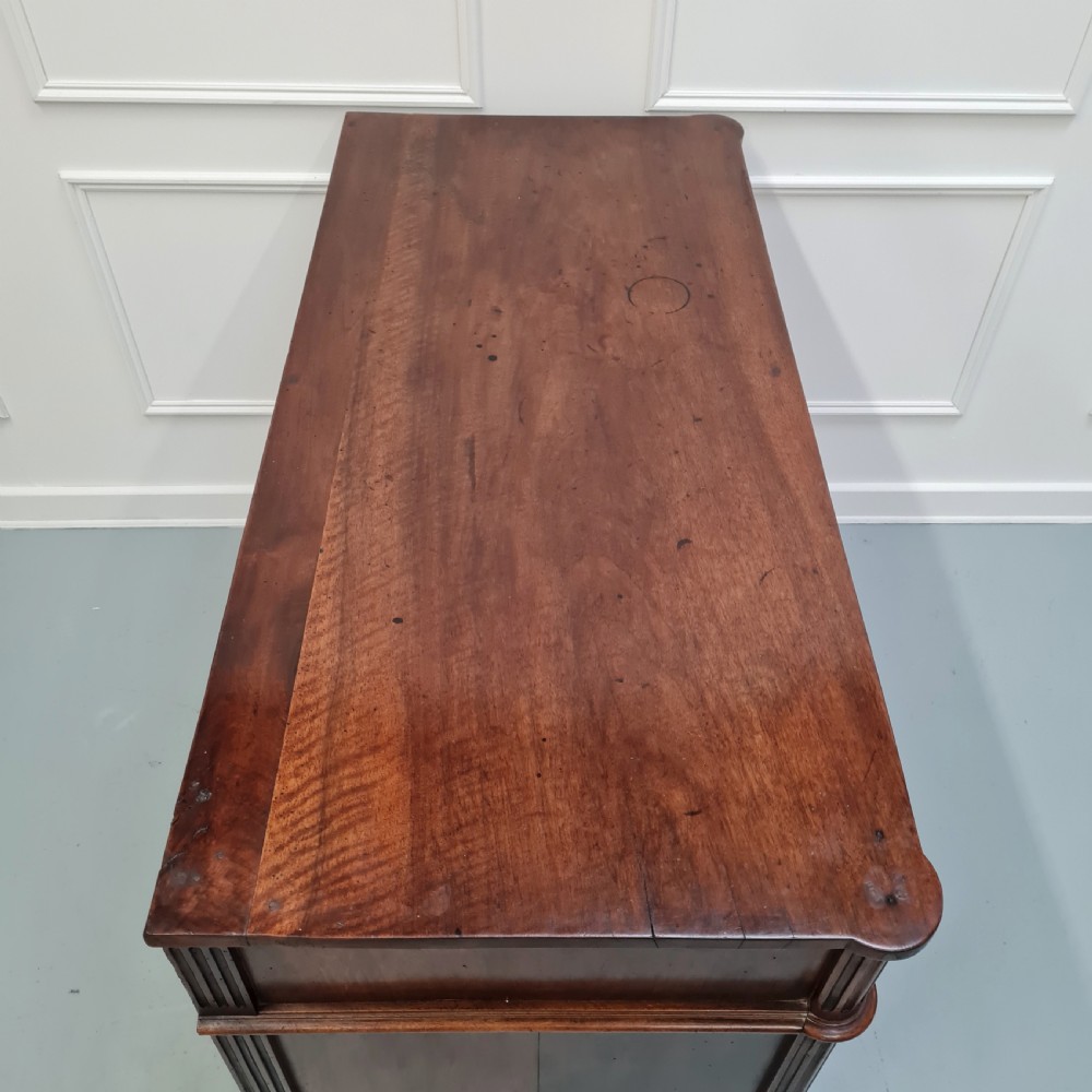 French 18th century Solid Walnut Commode C1790  View IV