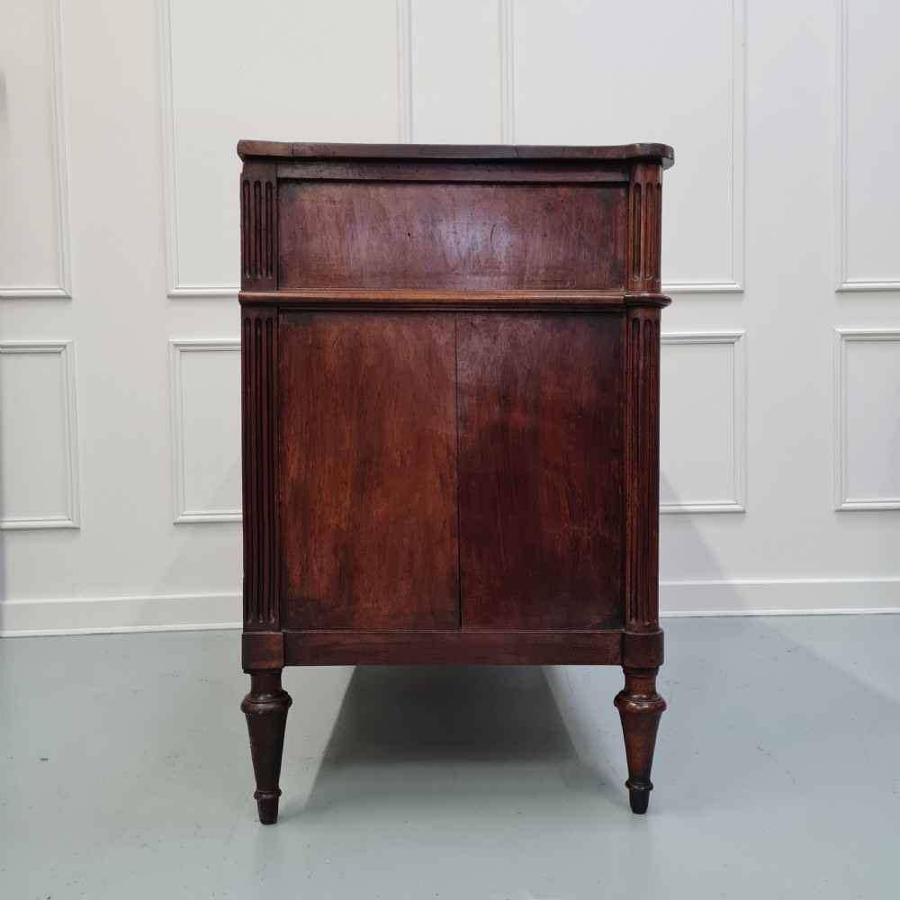 French 18th century Solid Walnut Commode C1790  View V