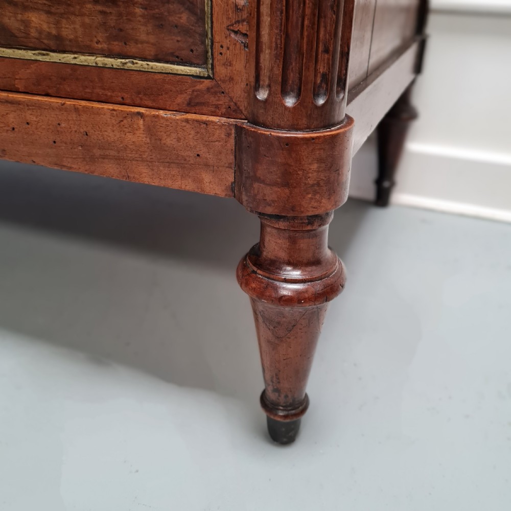 French 18th century Solid Walnut Commode C1790  View X