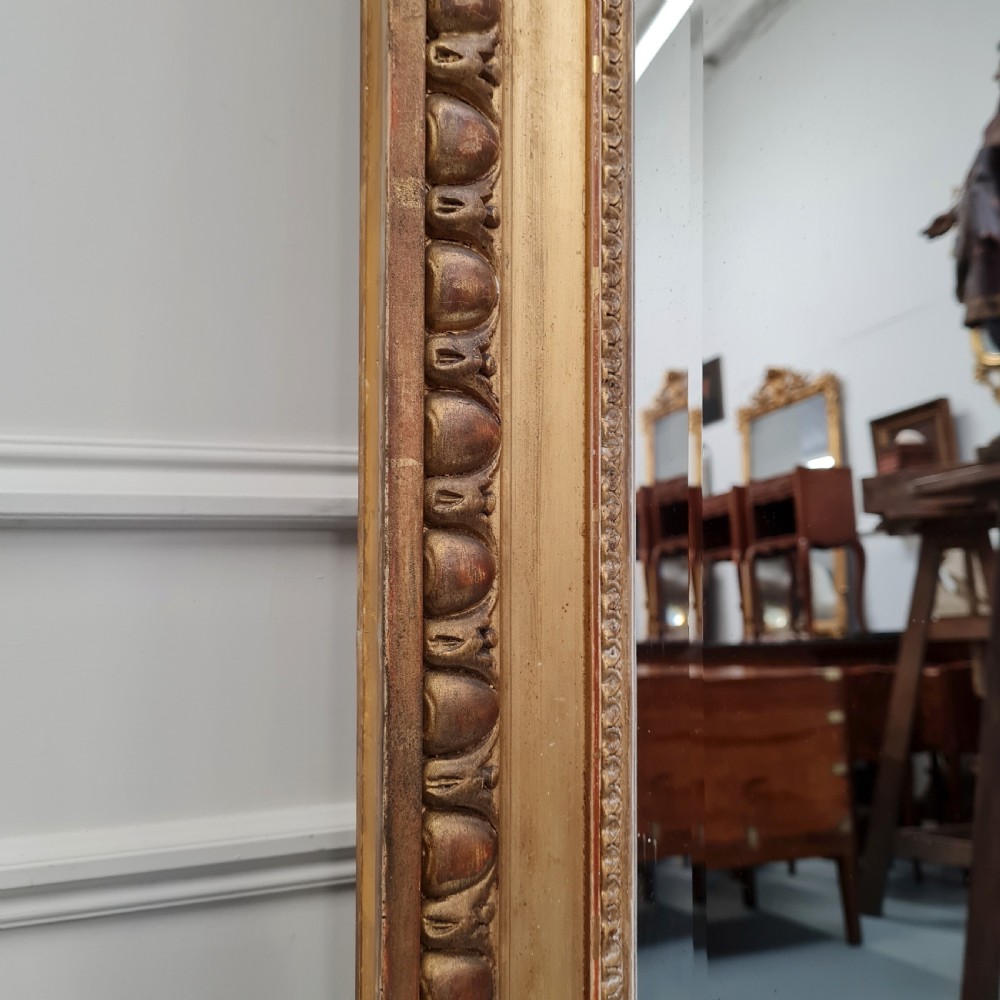 Large Antique French Gilded Mirror c1870  View III