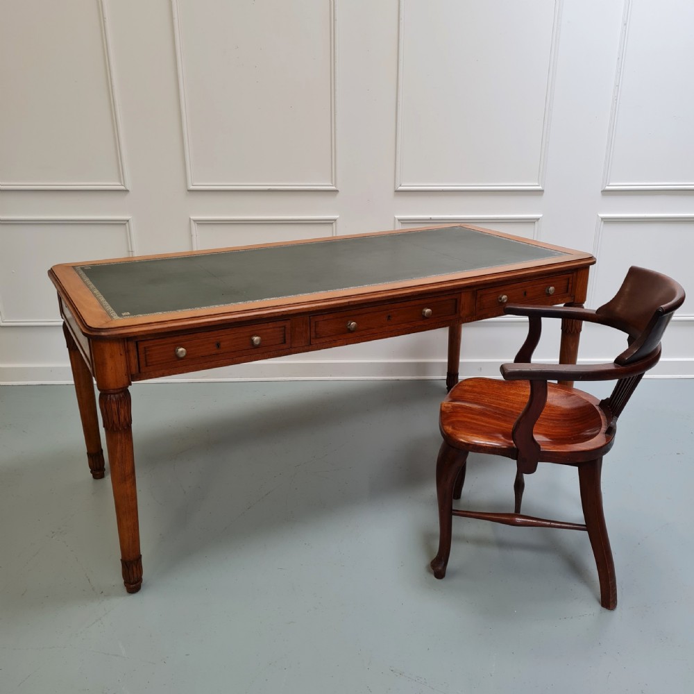 Large Antique French Desk C1920  View VIII