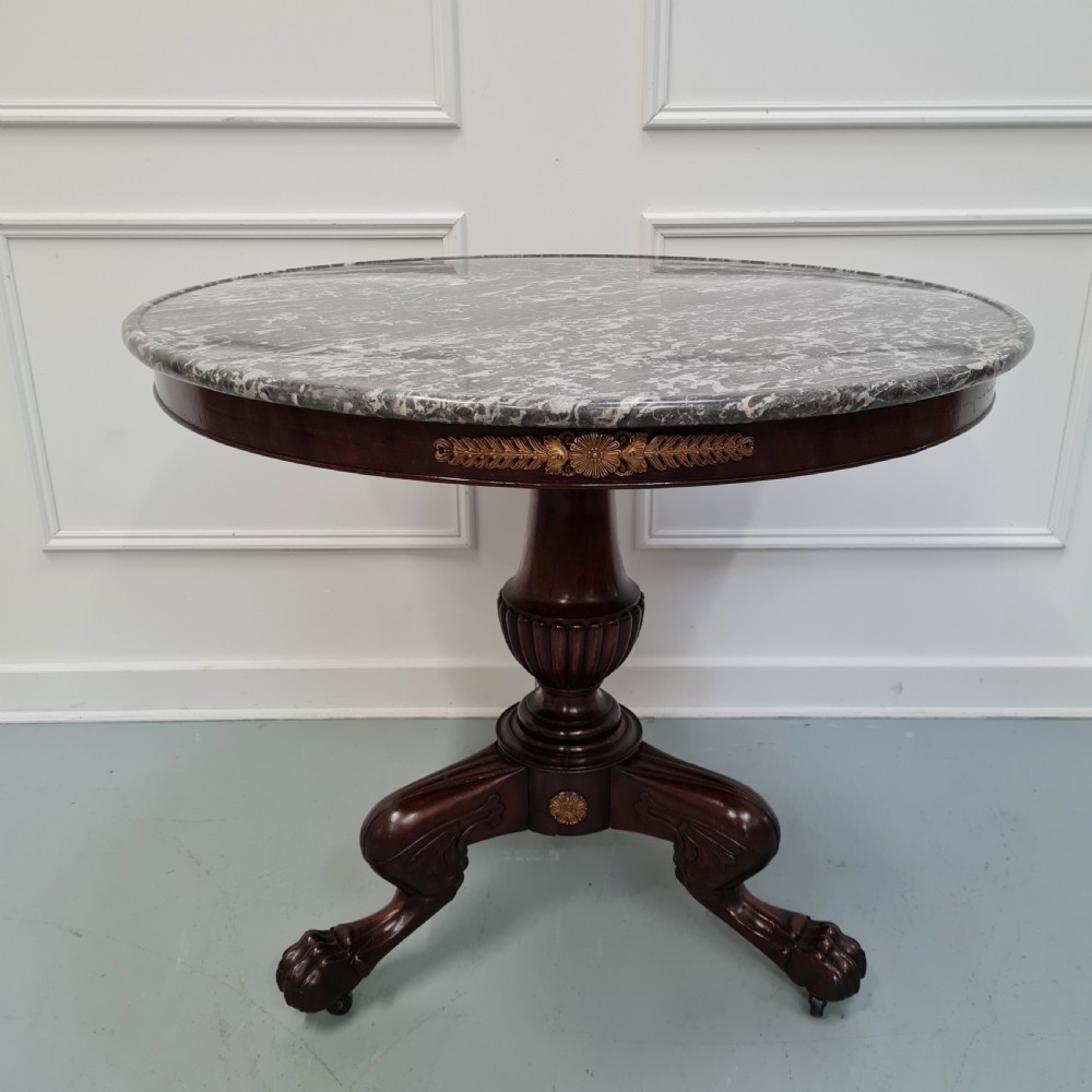 Exceptional Quality Antique French Gueridon Table C1830 