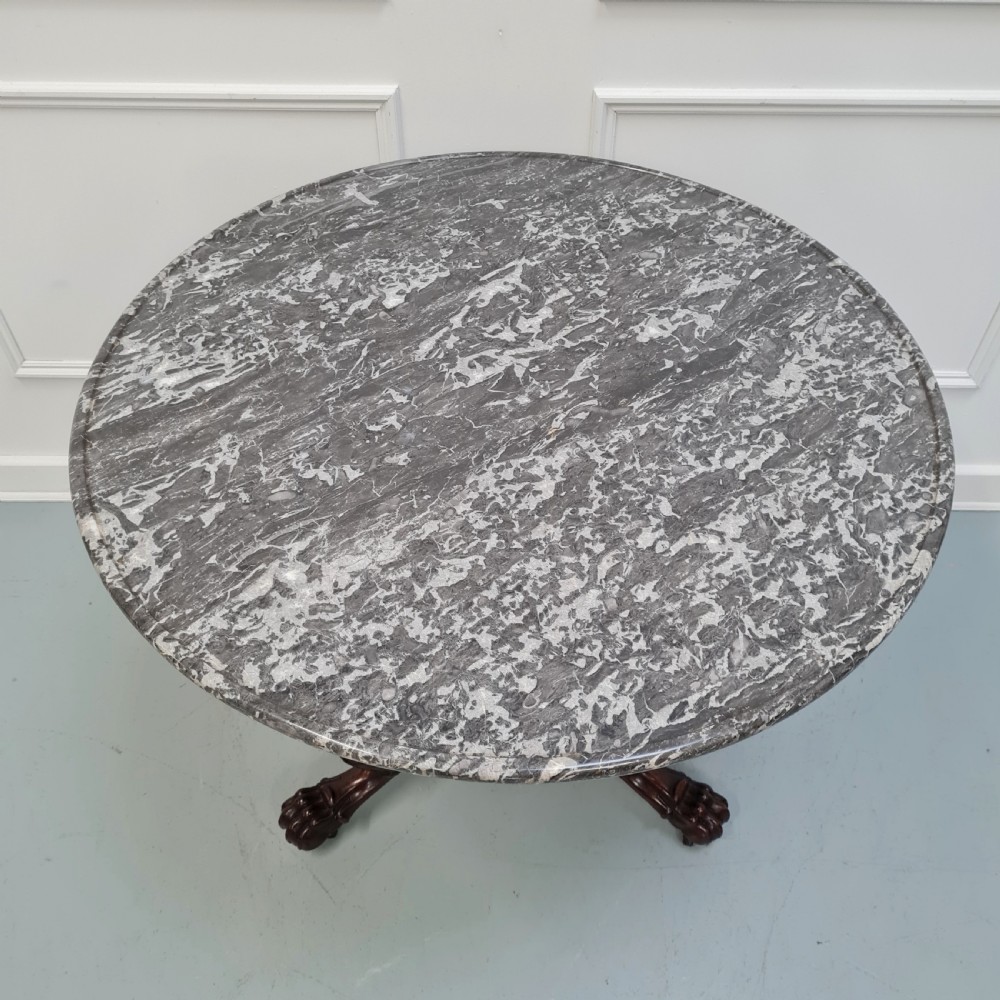Exceptional Quality Antique French Gueridon Table C1830  View II