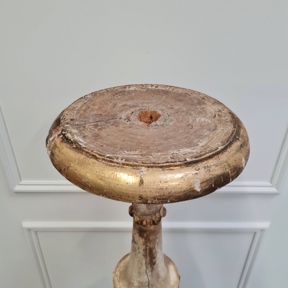 Large Primitive French Candlestick C1770  View V