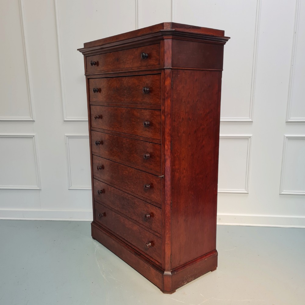 Antique French Collectors or Wellington Chest C1870 