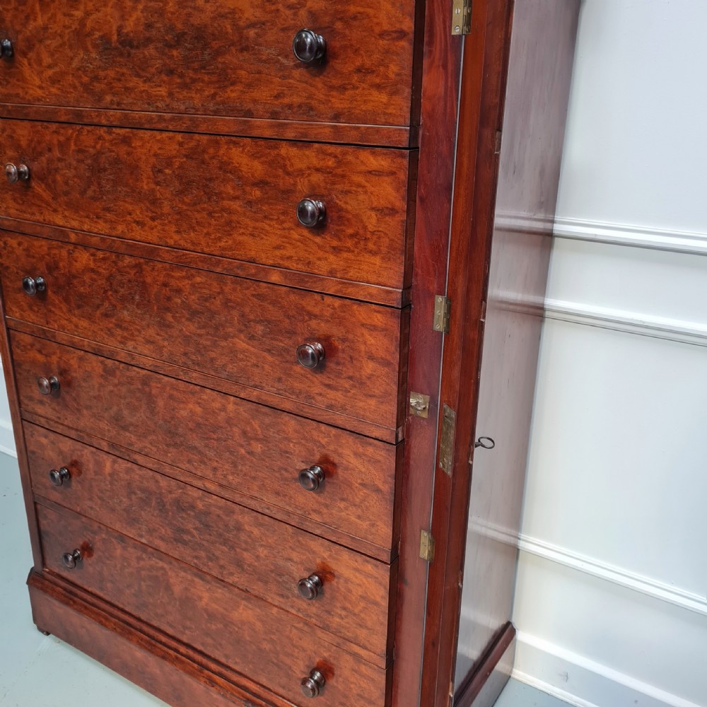 Antique French Collectors or Wellington Chest C1870  View III