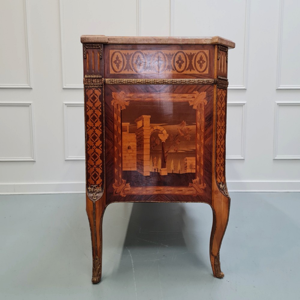 Exceptional Transitional Style French Commode made in C1920  View IX