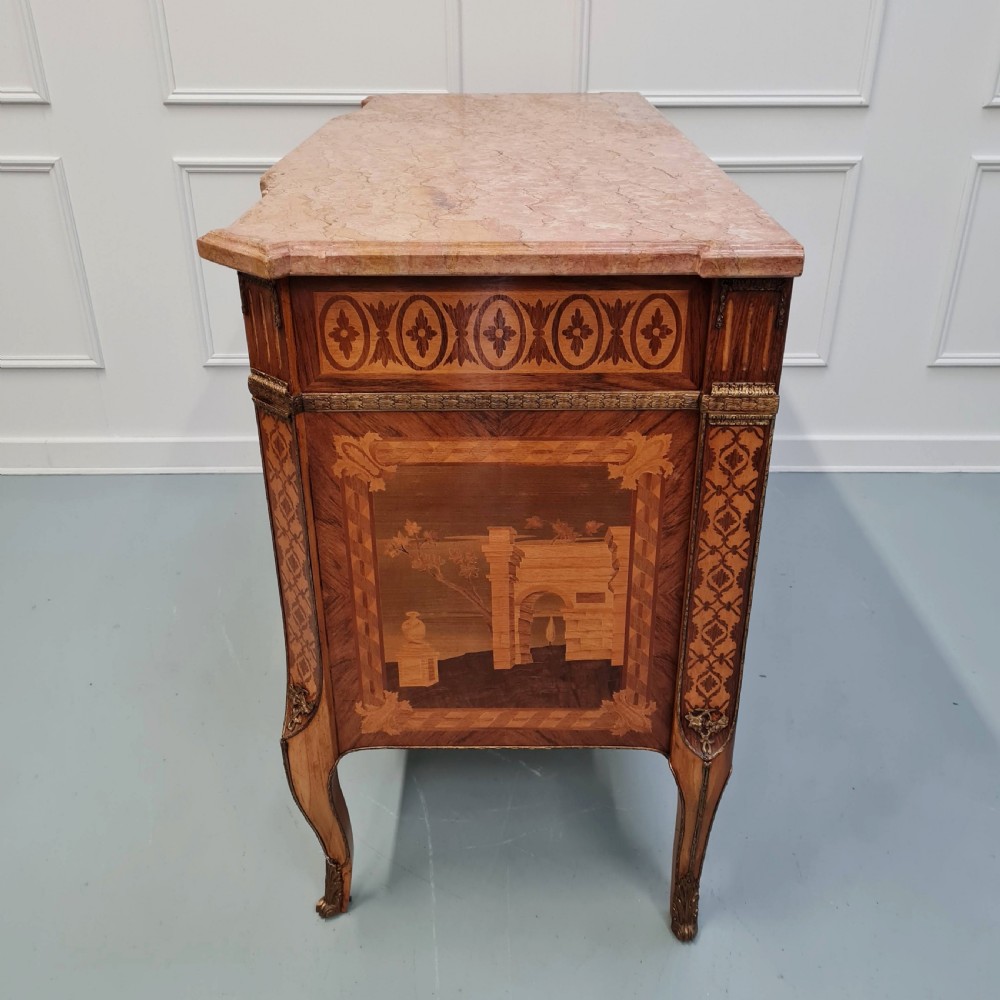 Exceptional Transitional Style French Commode made in C1920  View XI