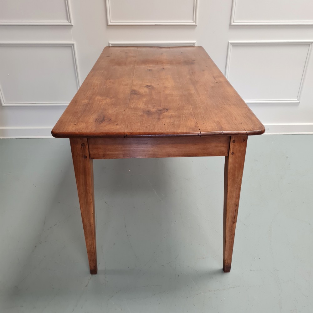 Charming Antique Cherry Farmhouse Table C1840 View II