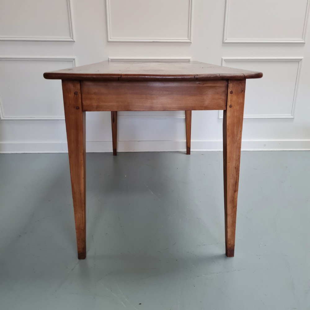Charming Antique Cherry Farmhouse Table C1840 View IV