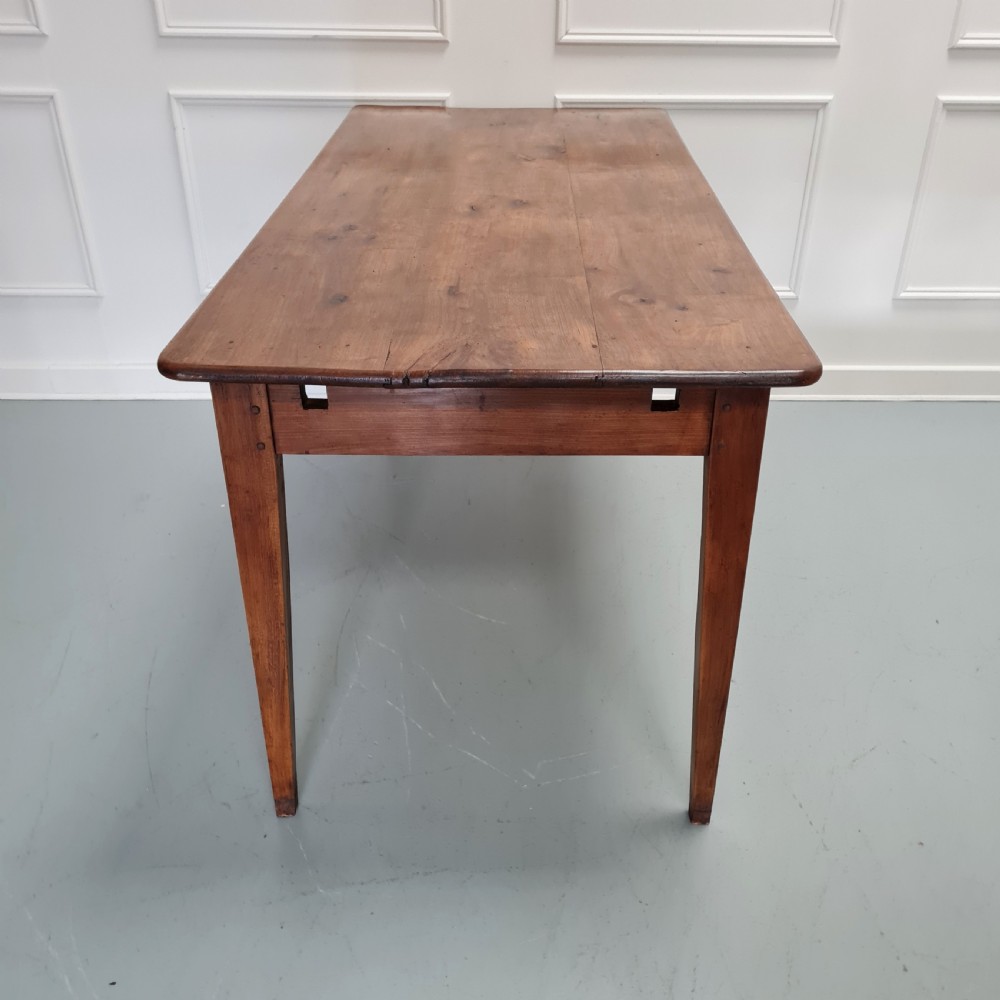 Charming Antique Cherry Farmhouse Table C1840 View VI