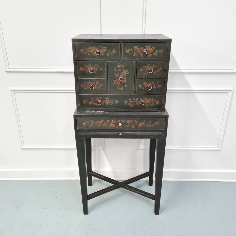 Decorative Quality  Antique Collectors Cabinet C1880