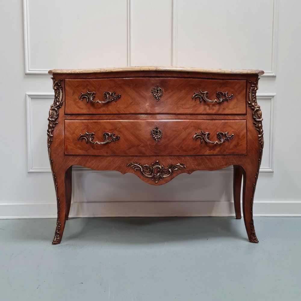 Antique French Inlaid Commode C1930