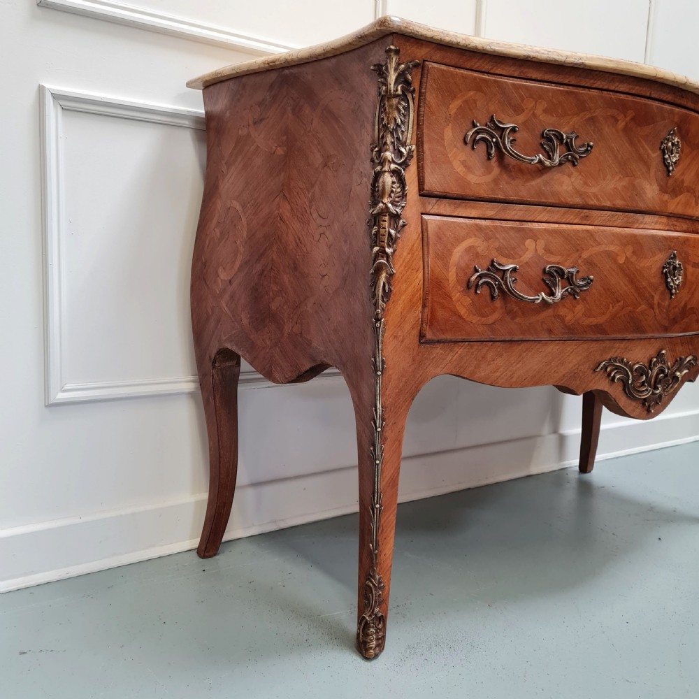 Antique French Inlaid Commode C1930 View II