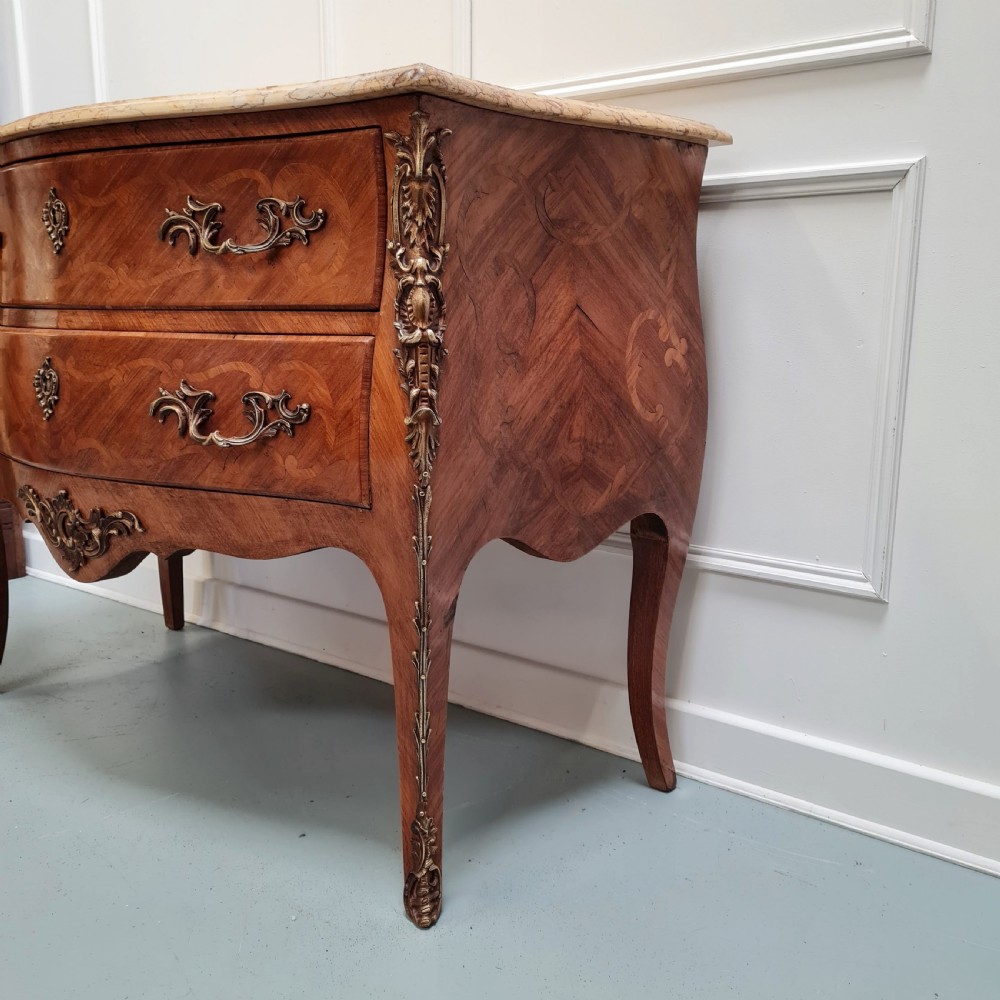 Antique French Inlaid Commode C1930 View III