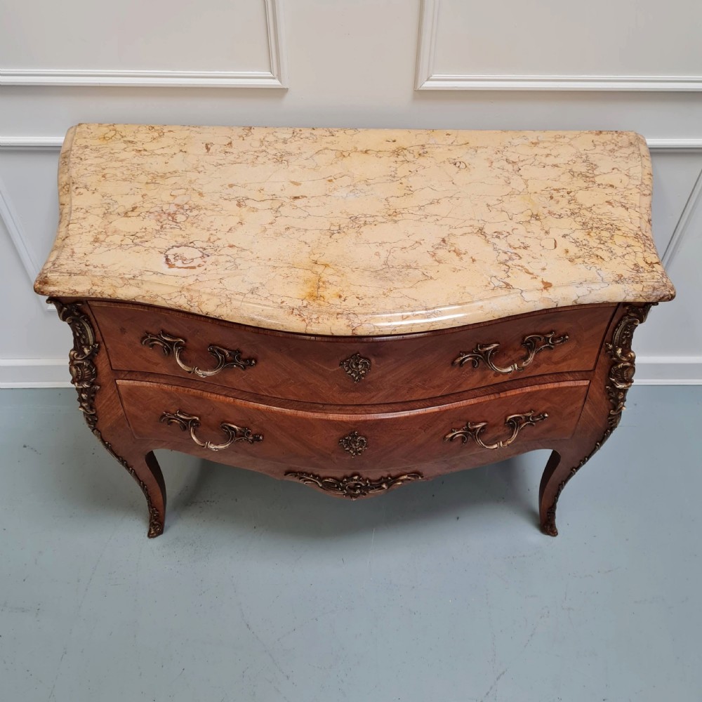Antique French Inlaid Commode C1930 View V