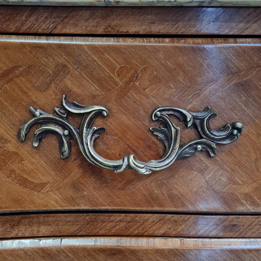 Antique French Inlaid Commode C1930 View VI