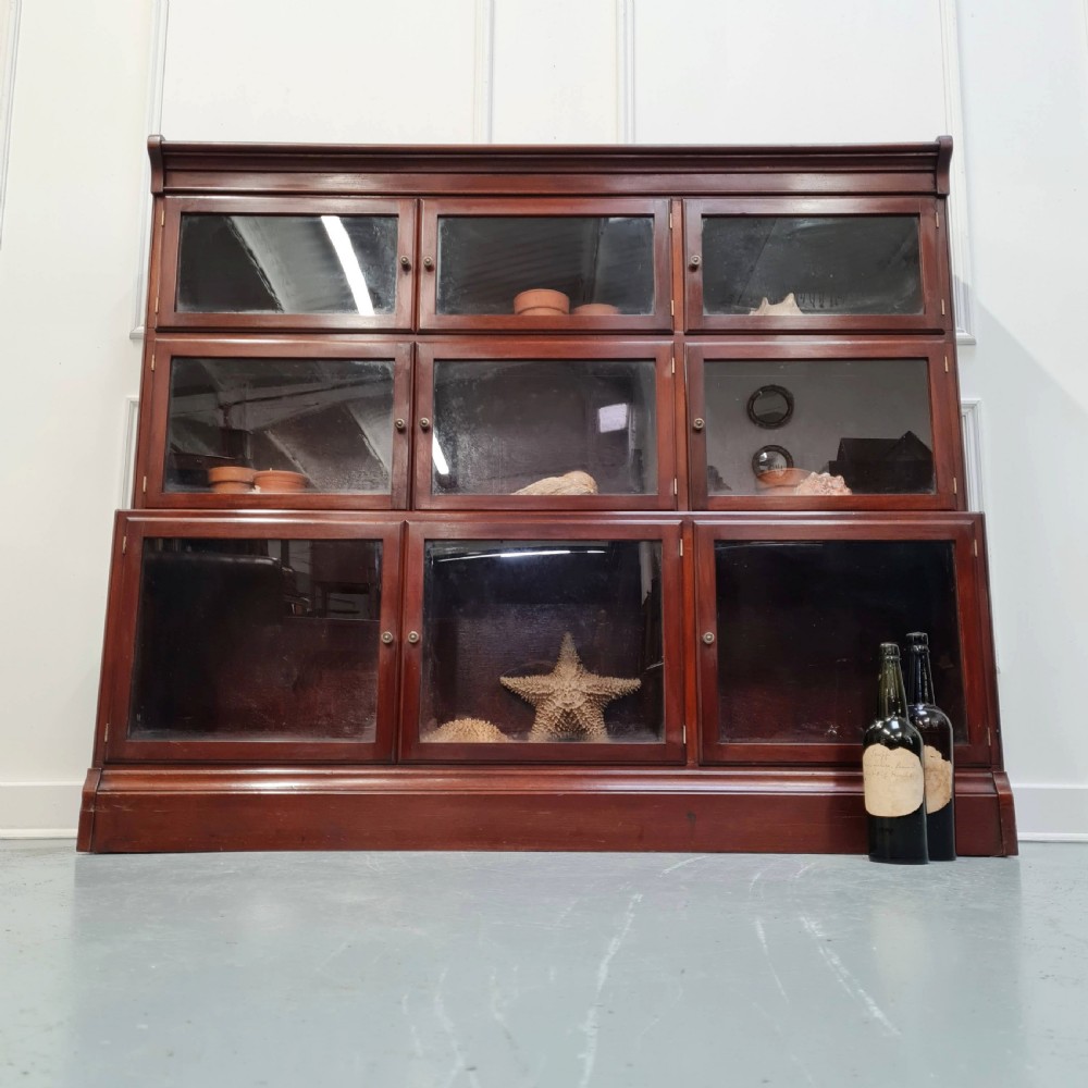 Antique Mahogany Bookcase C1900 View III