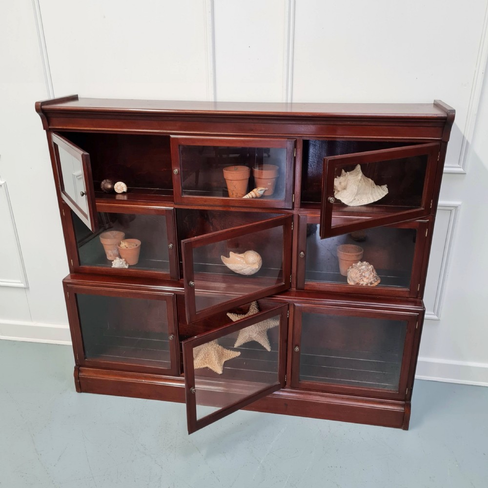 Antique Mahogany Bookcase C1900 View IV