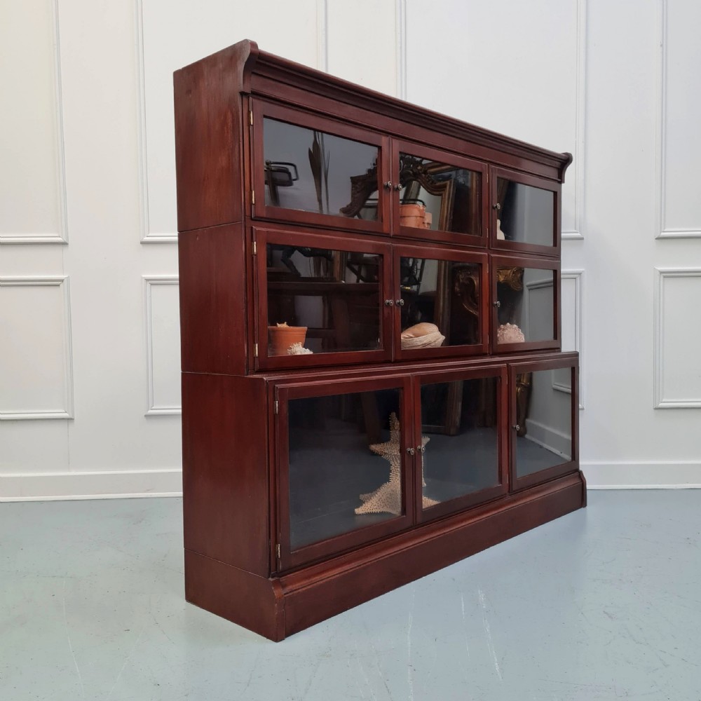Antique Mahogany Bookcase C1900 View V
