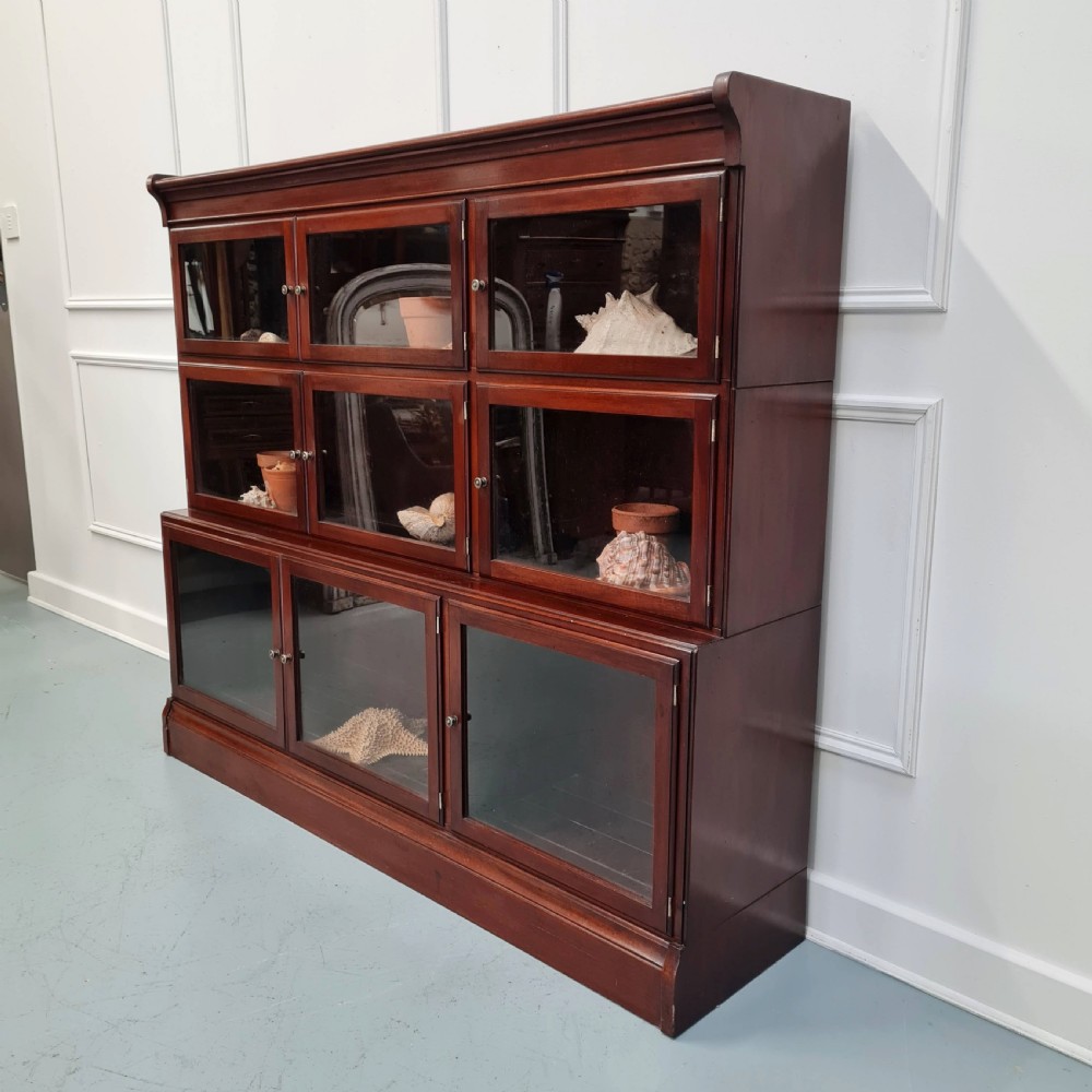 Antique Mahogany Bookcase C1900 View VI