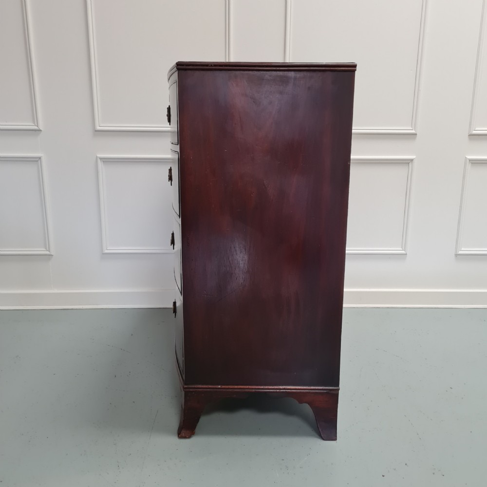 Georgian Mahogany Bowfront Chest C1810 View IV