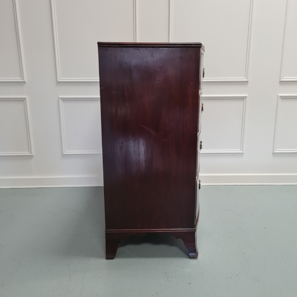 Georgian Mahogany Bowfront Chest C1810 View V