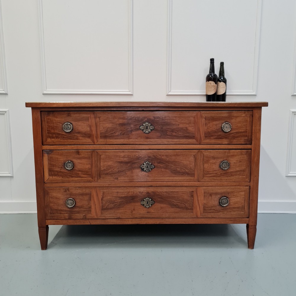 Antique French Walnut Commode c1850 View IV