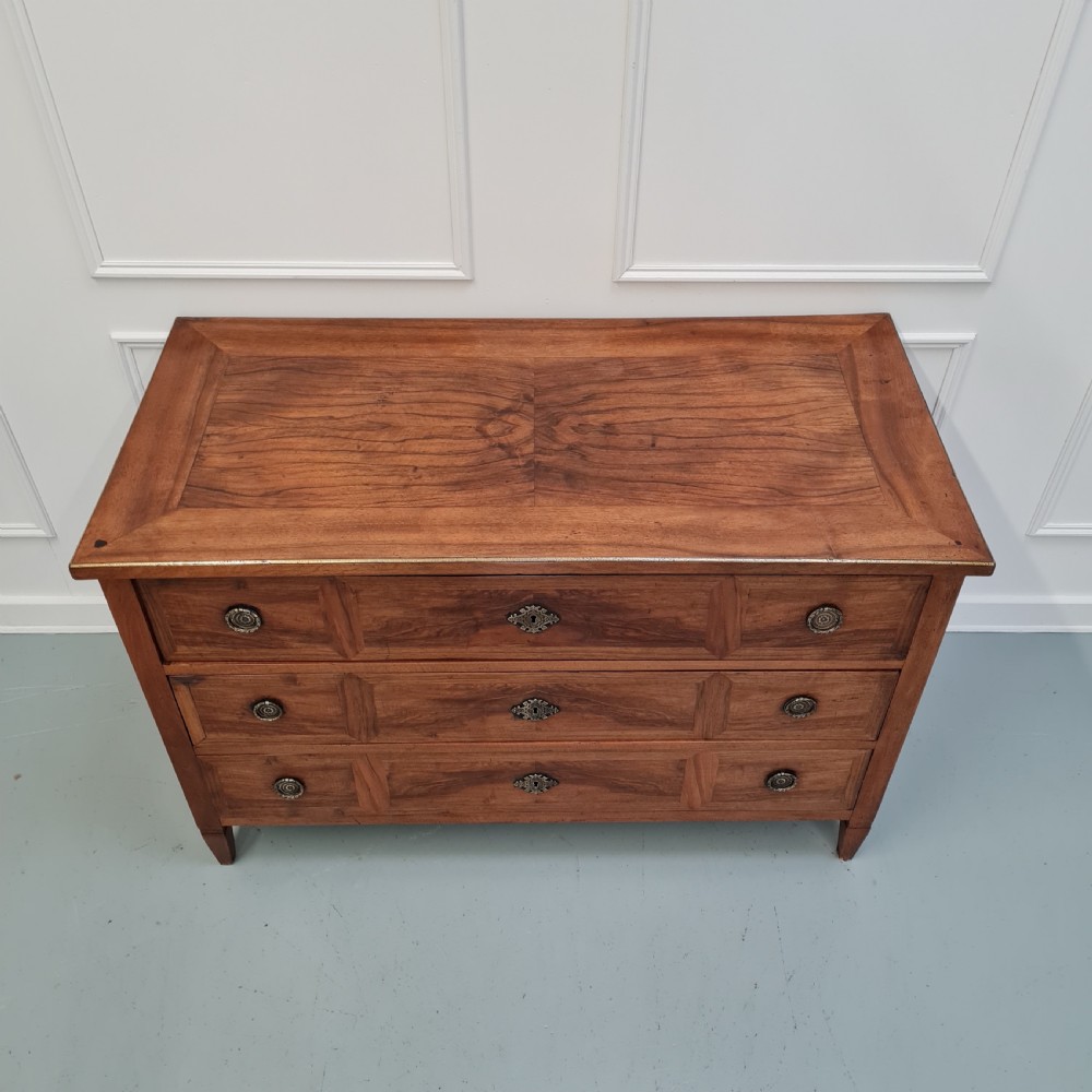 Antique French Walnut Commode c1850 View VI